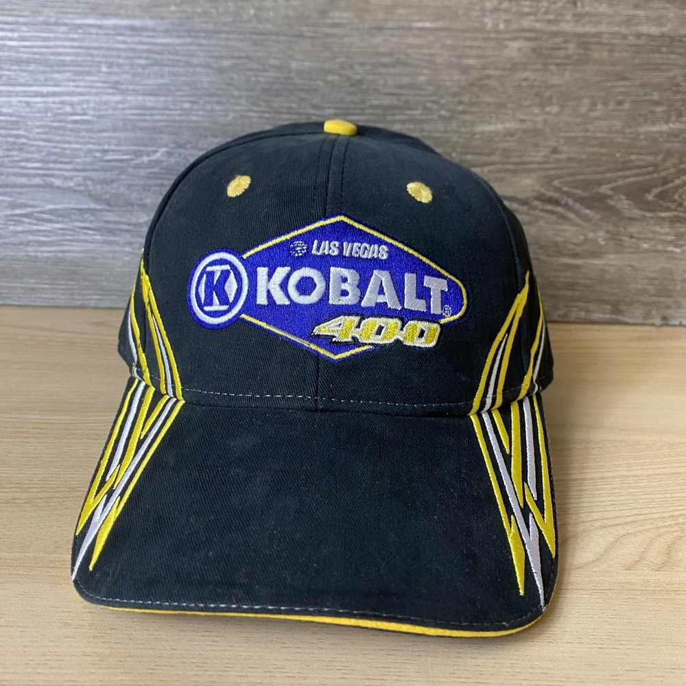 Kobalt 400 Las Vegas Motor Speedway Hat Cap Strap Back NASCAR Racing Mens